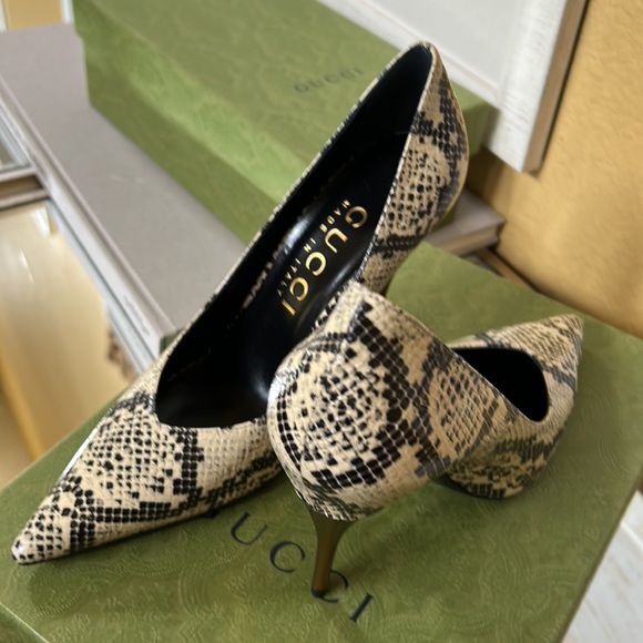 Gucci Python Nappa Calf leather size 38.5(8.5) - Picture 7 of 10